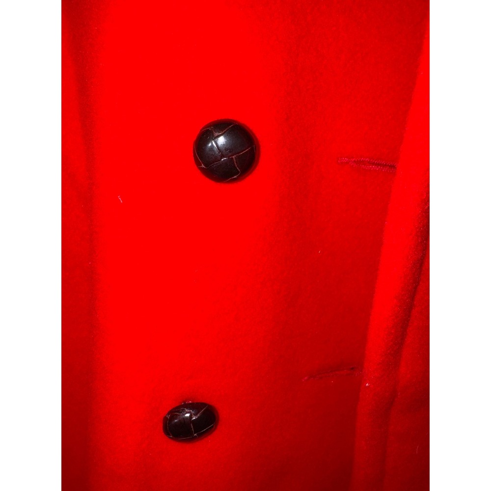 Mackintosh Authentic Red Double‎ Breasted Wool Peacoat Women's Made in USA - Picture 3 of 8